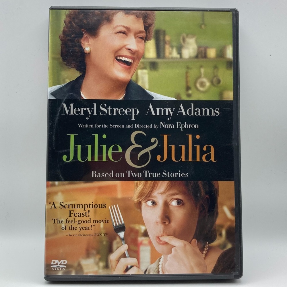 Julie & Julia DVD Movie‎ Meryl Streep and Amy Adams Based on True Stories